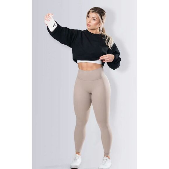 Violate the Dress Code Elevate Tan Leggings size small NWT - Picture 8 of 9